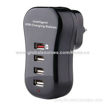 Hot-selling USB PS4 Dual Charger, available in black